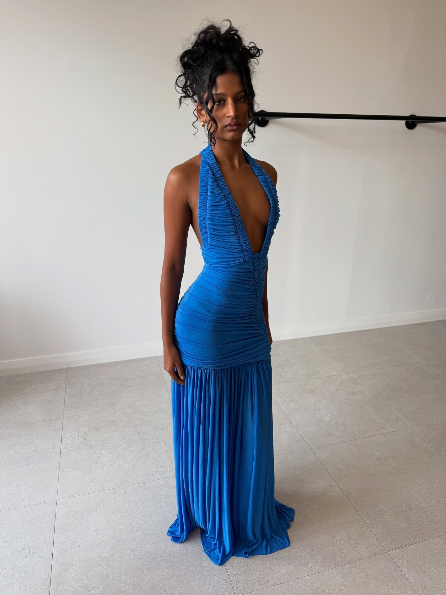 Christopher Esber Orion Gown Lapis – The Dress Nook