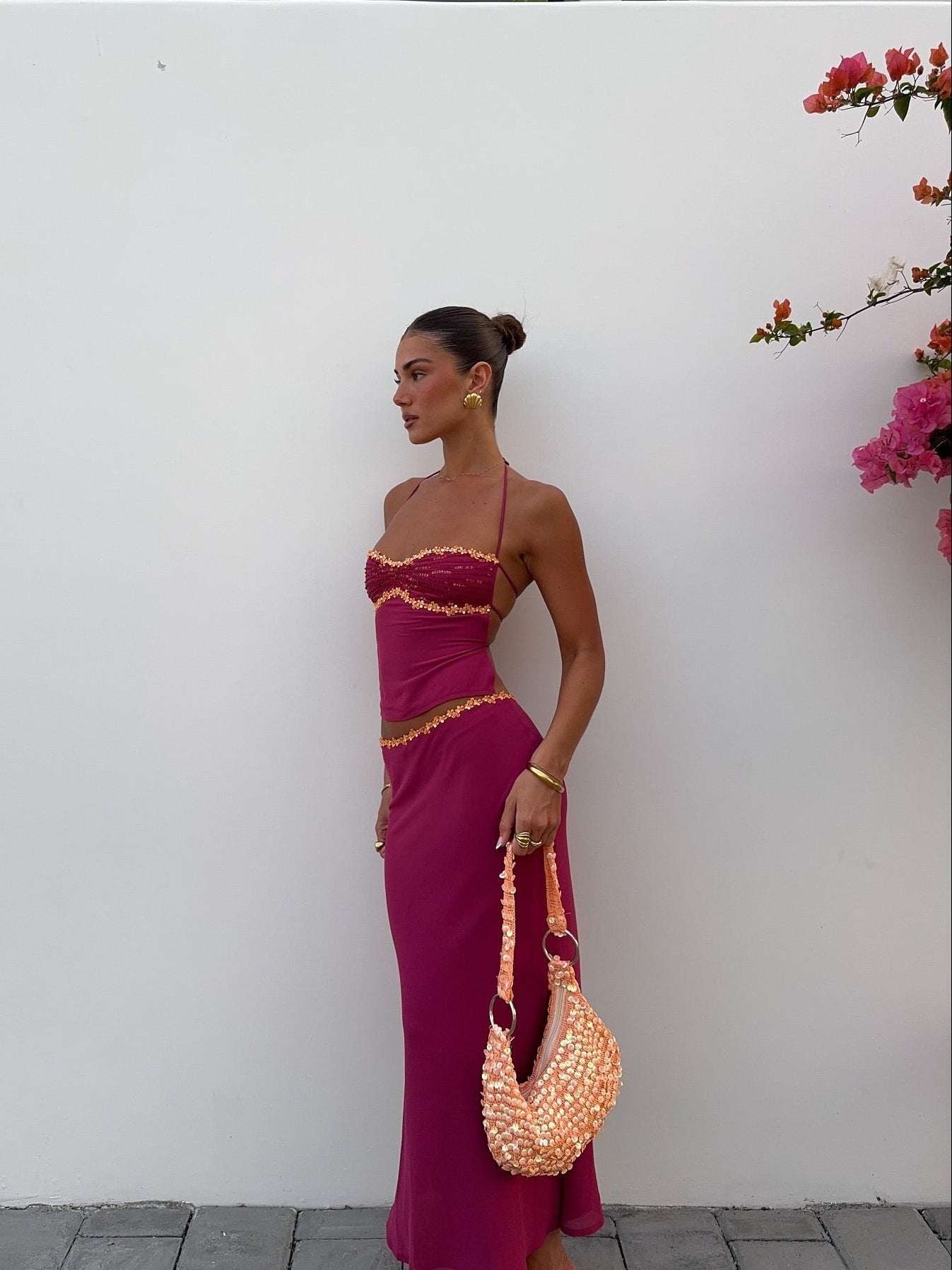 I AM DELILAH Jemima Set in Wine – The Dress Nook