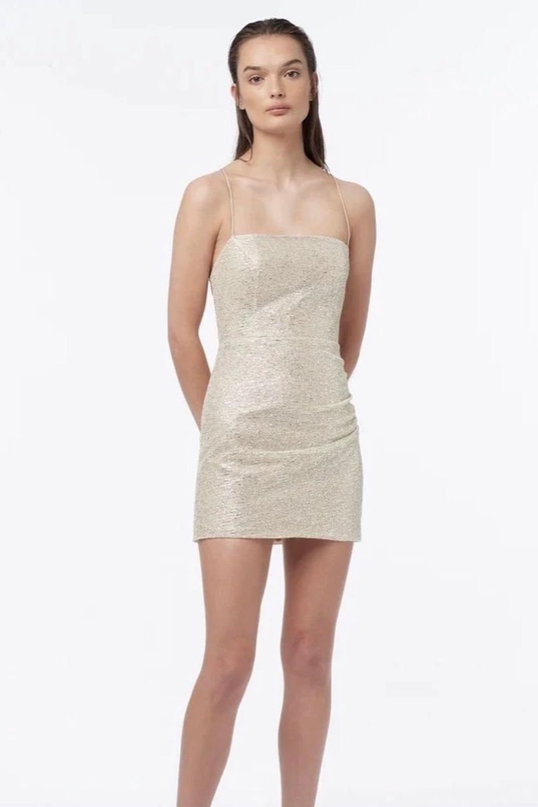 manning cartell mini dress Night Moves Drape Mini: The Perfect White Dress