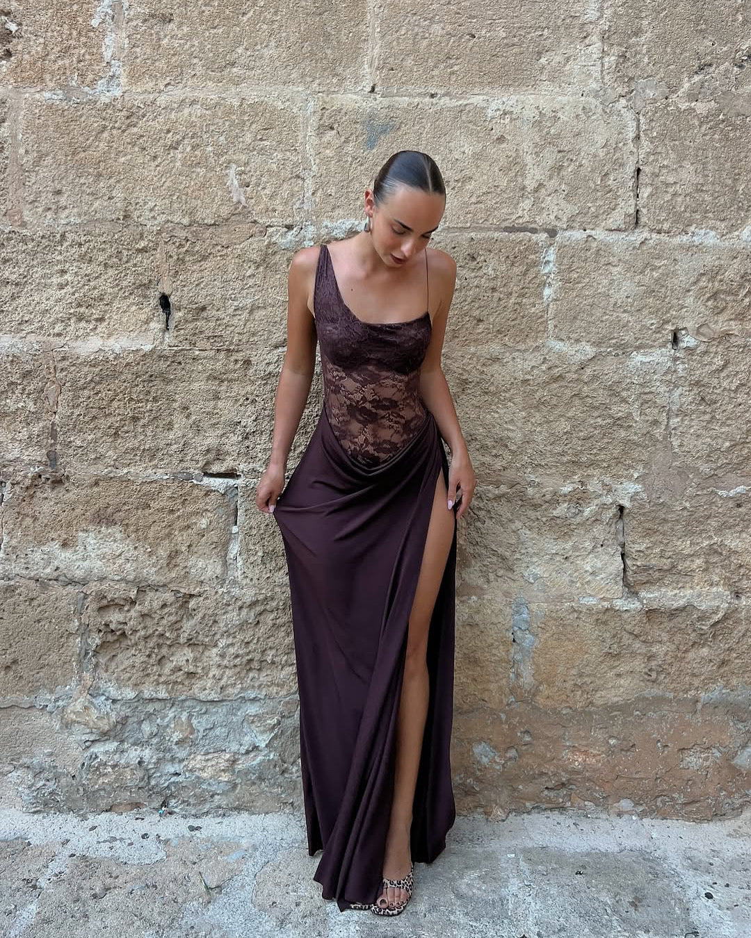 Natalie Rolt Sloane Dress Espresso