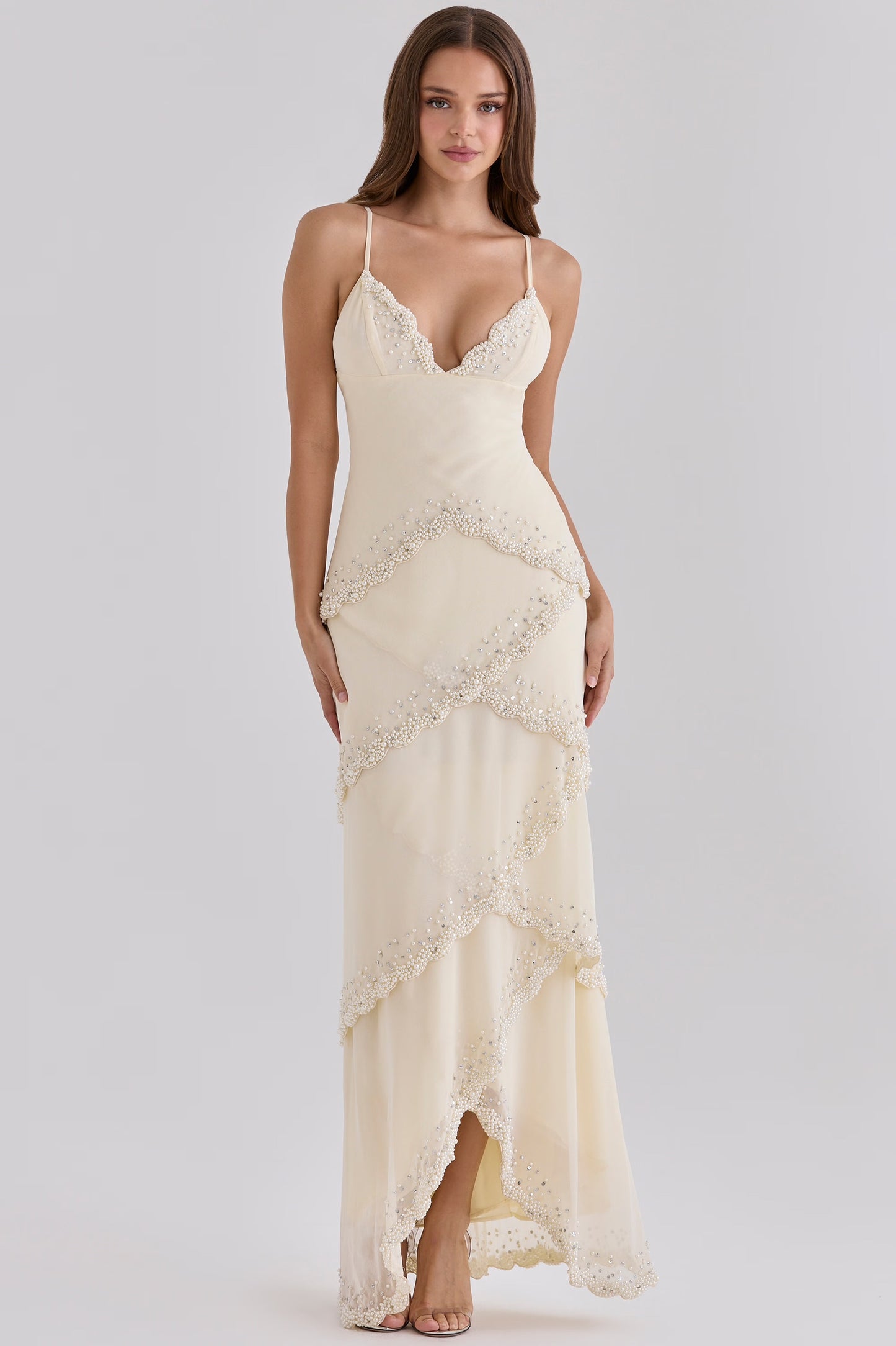 House of CB Sorelle Vanilla Maxi Dress
