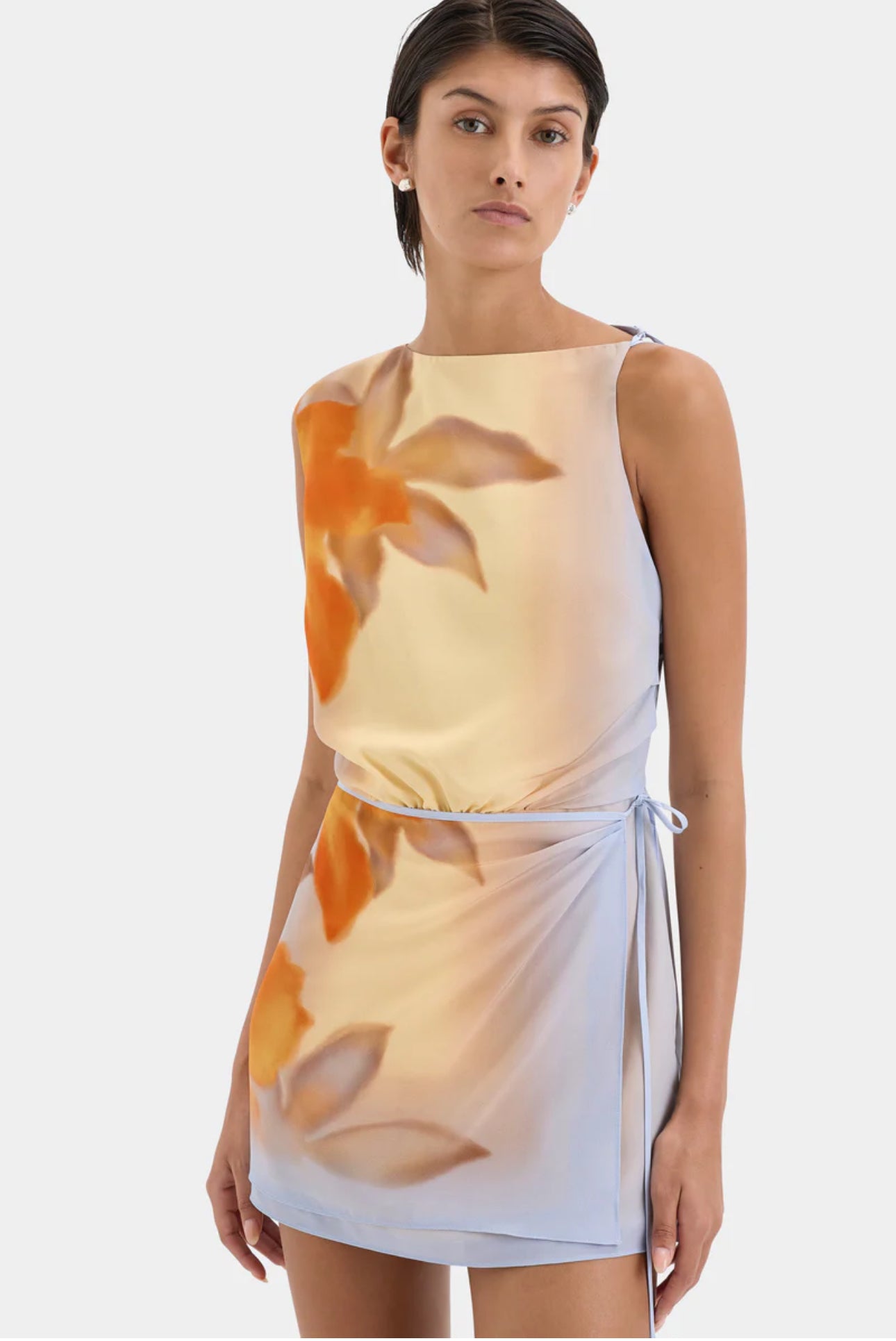 SIR The Label Serene Mini Dress Sequoia Floral