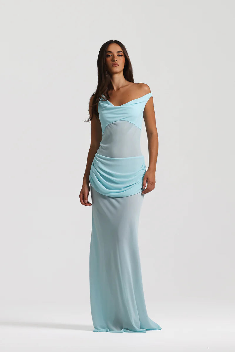 Natalie Rolt Cadence Gown Baby Blue