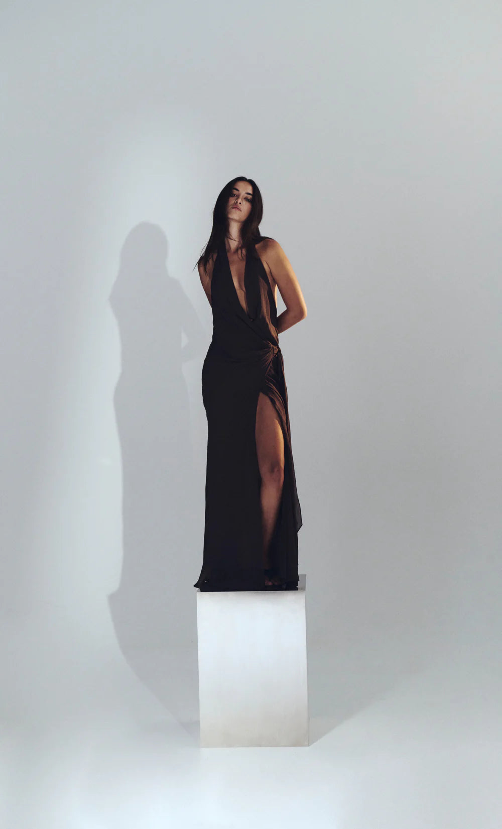 Bec + Bridge Soneva Wrap Dress Dark Chocolate