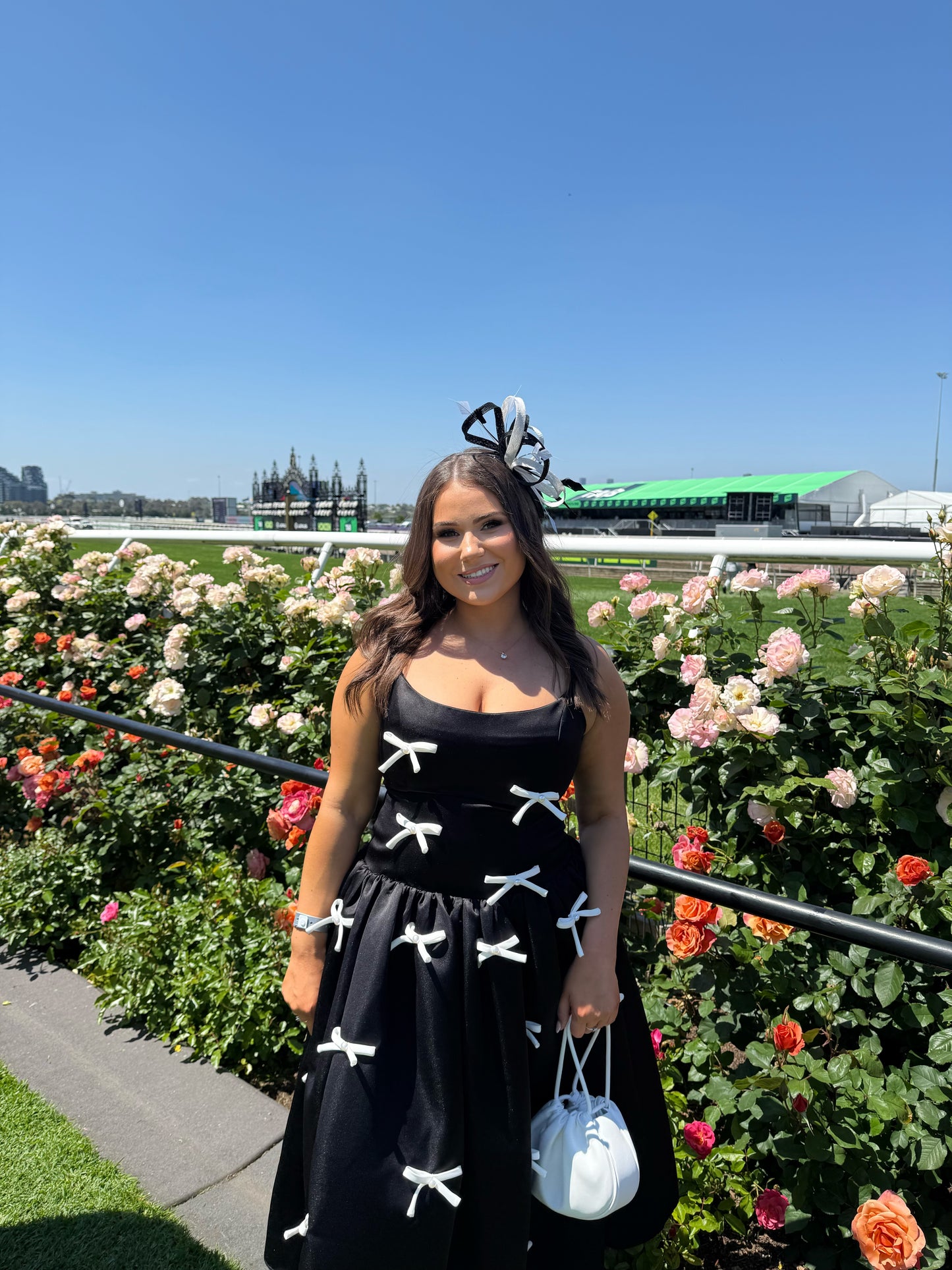 Elliatt Ursula A-Line Midi Dress in Black