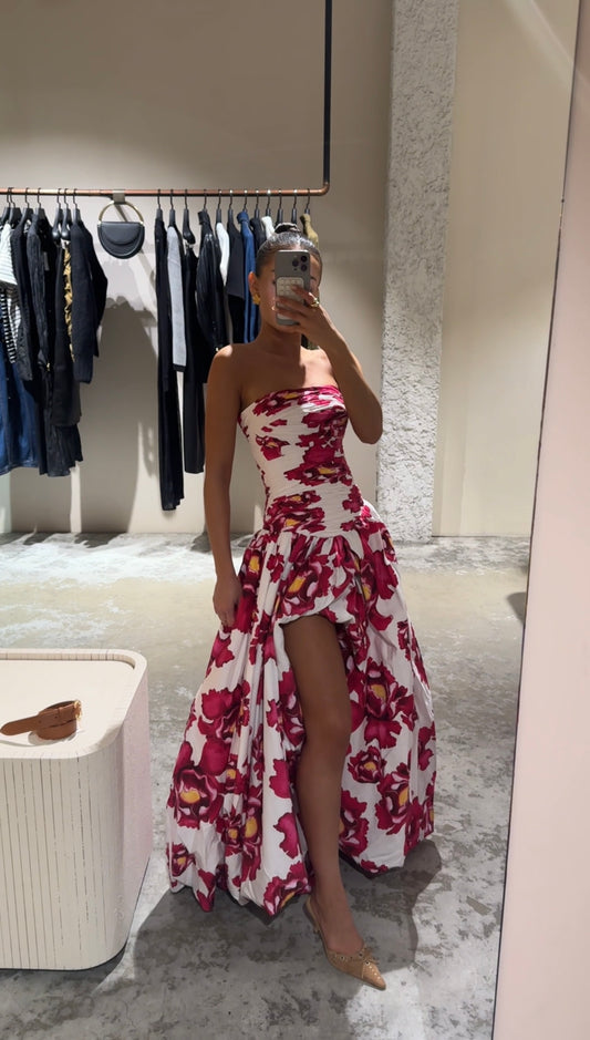 Aje Behold Maxi Dress Boldly Blooming