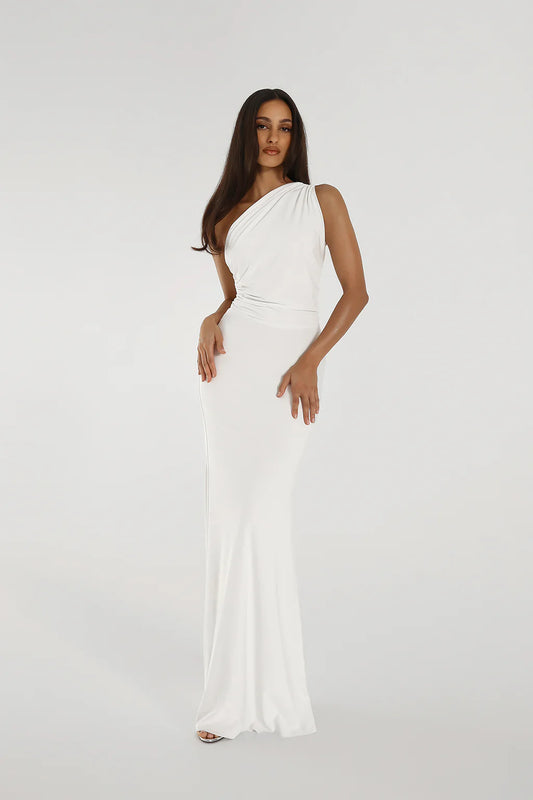 Natalie Rolt Fabienne Gown White