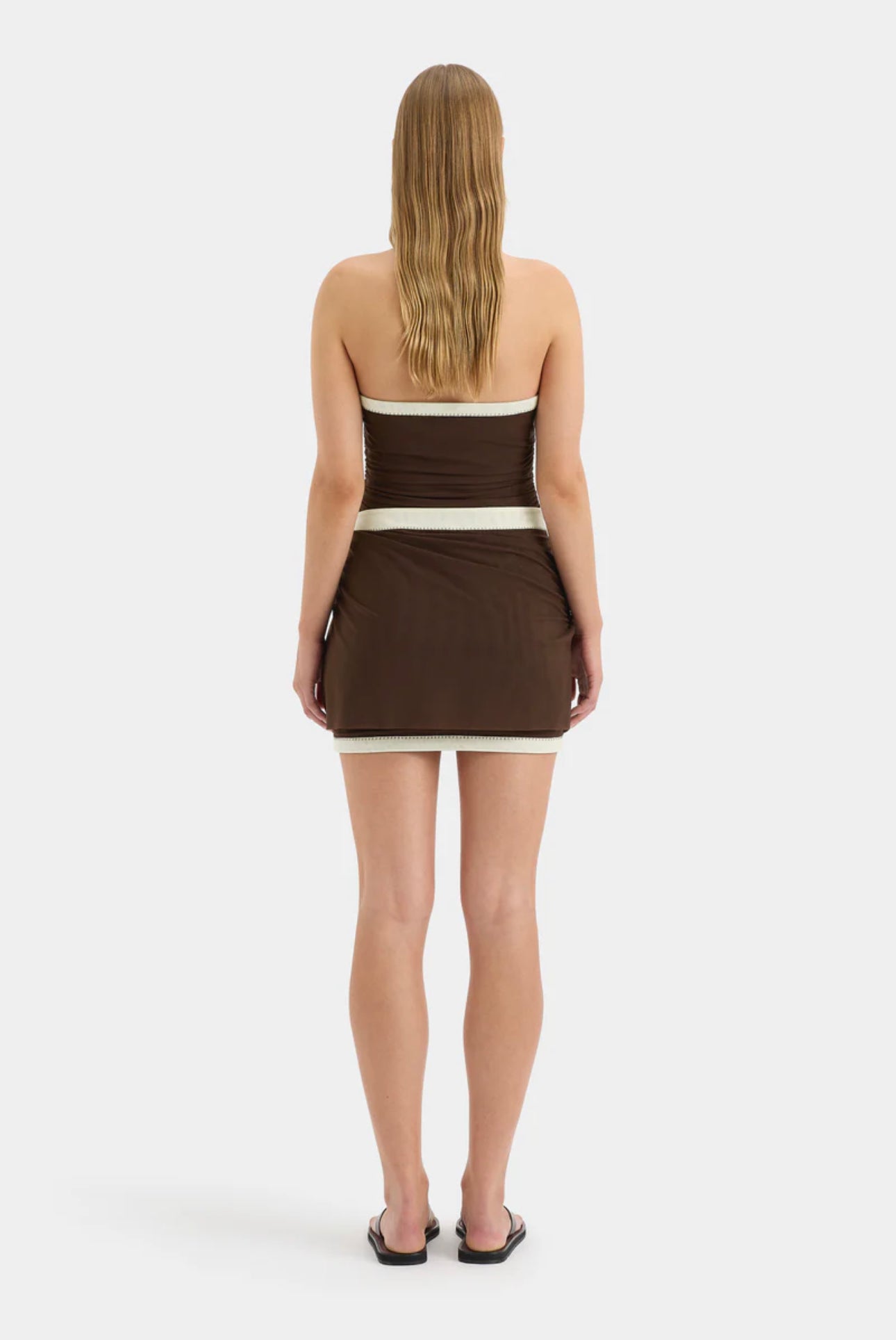 SIR the Label Jacques Mini Dress Chocolate