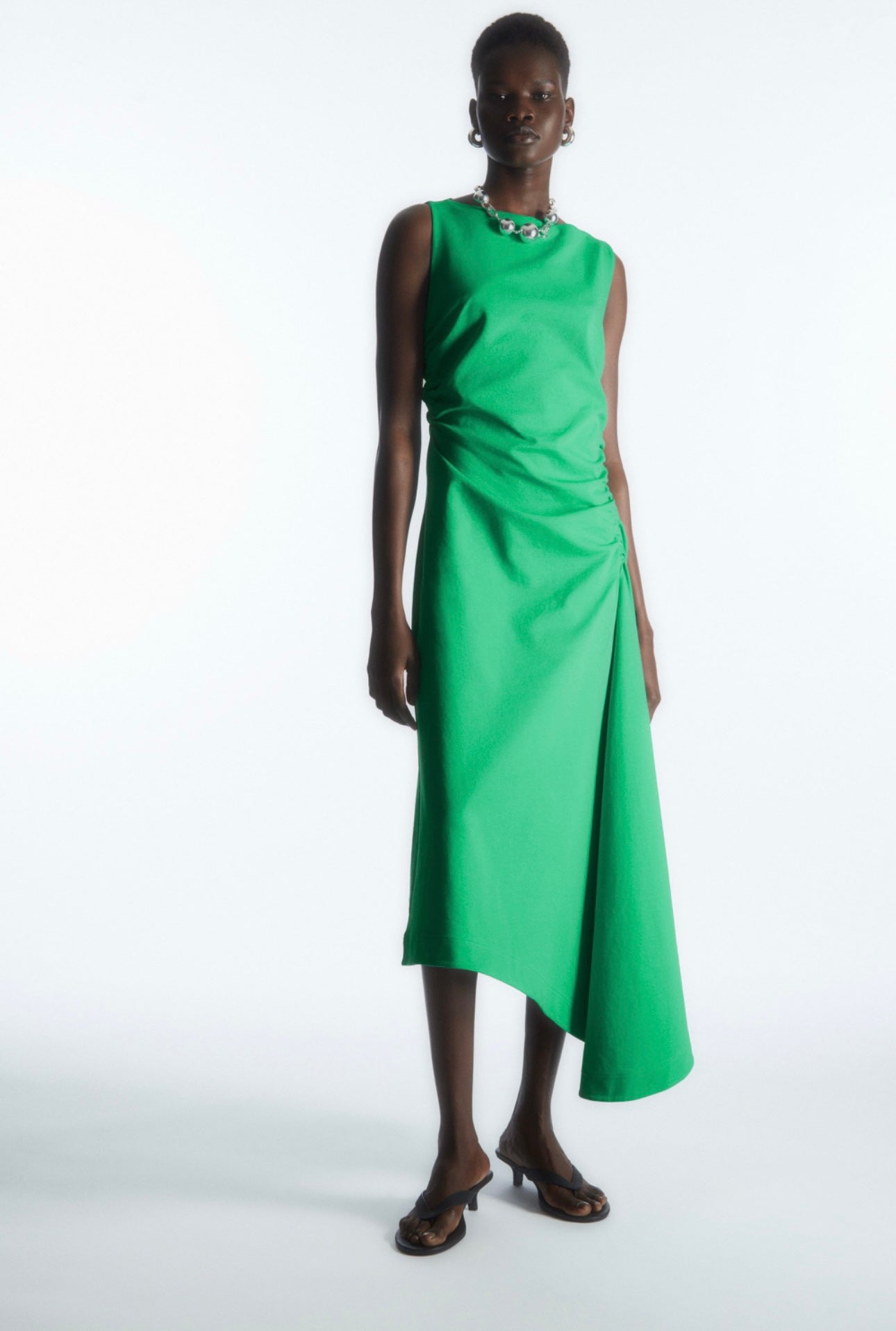 COS Assymetric Midi Dress