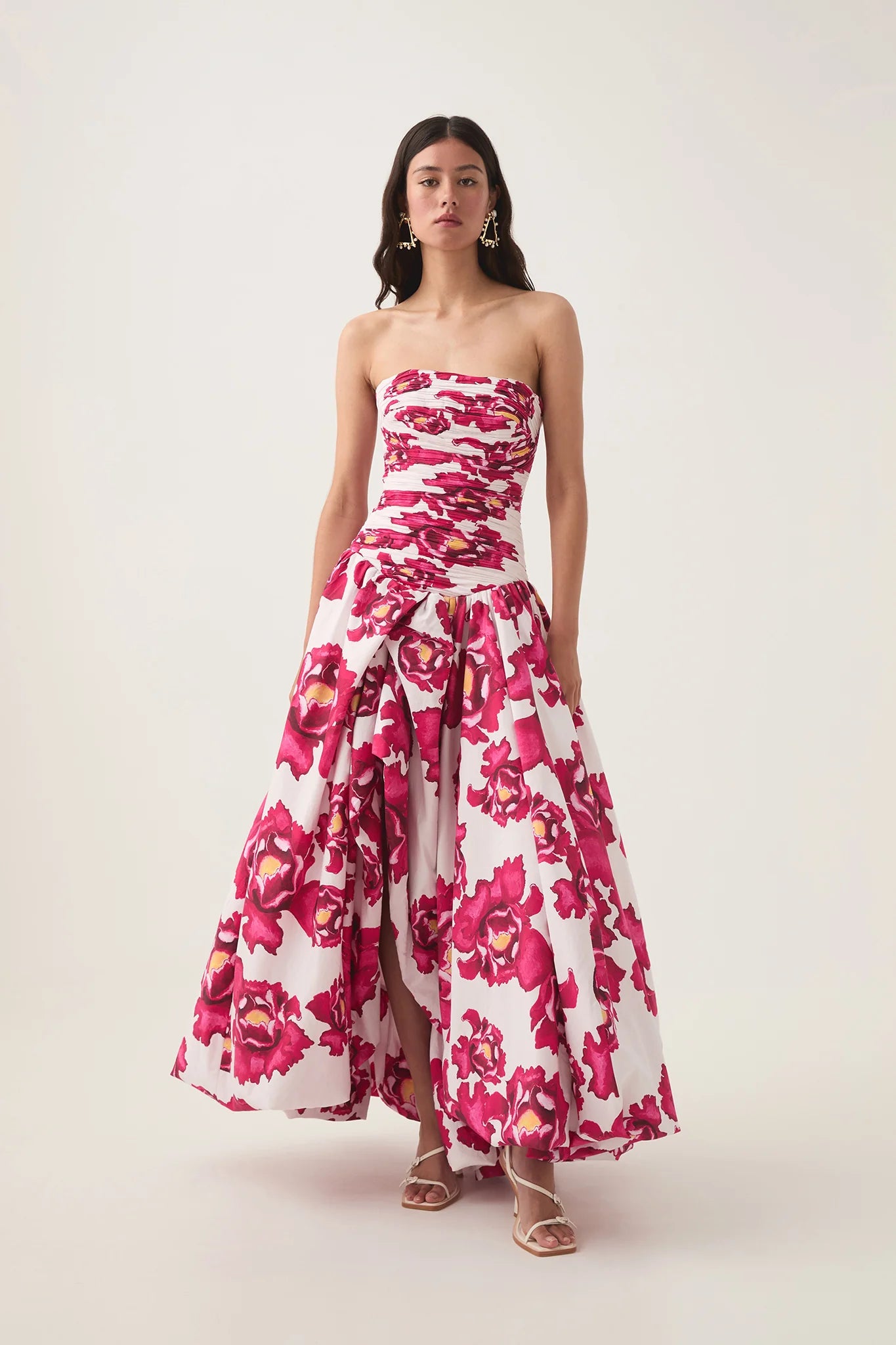 Aje Behold Maxi Dress Boldly Blooming