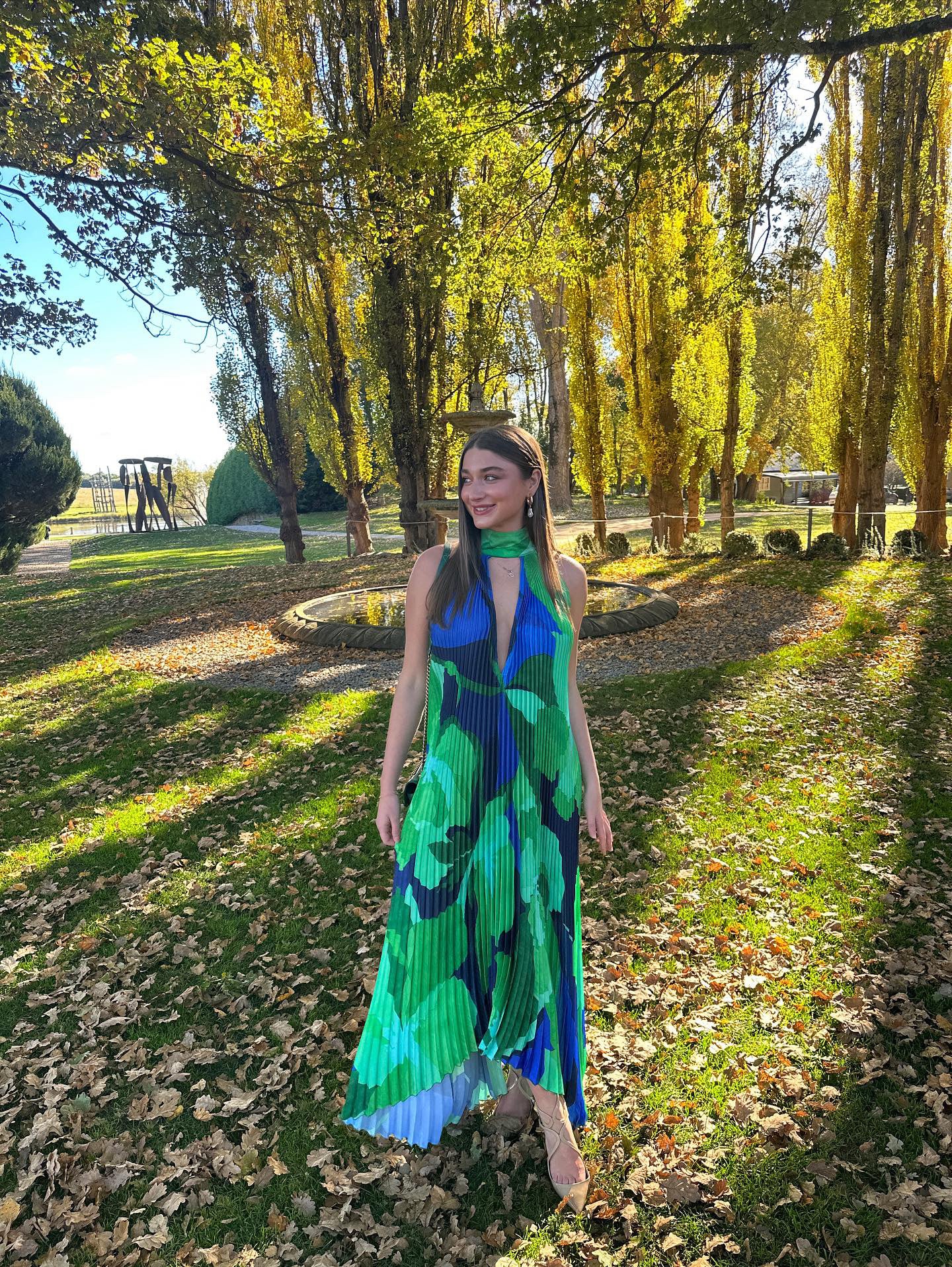 Lidee Opera Gown Capri Green