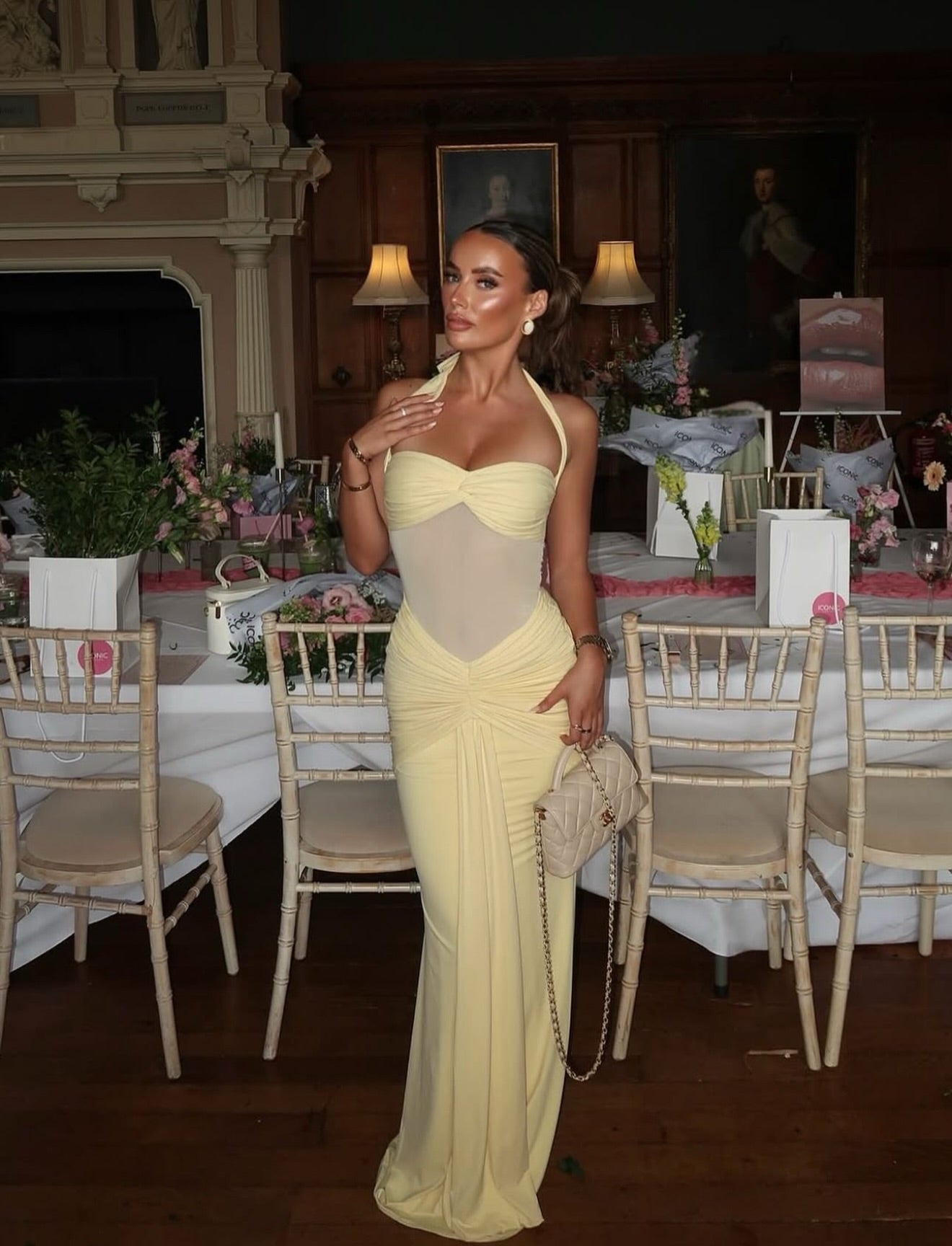 Babyboo Vixen Maxi Dress Lemon