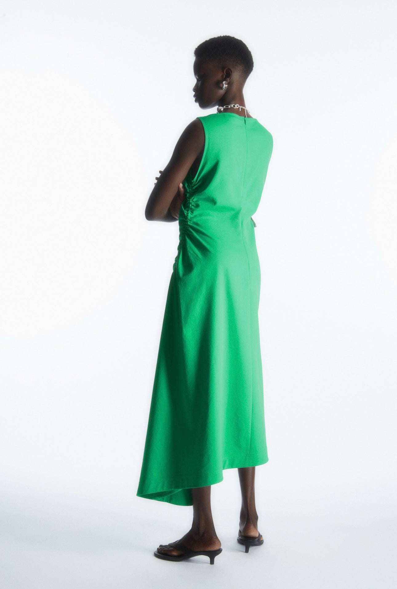 COS Assymetric Midi Dress