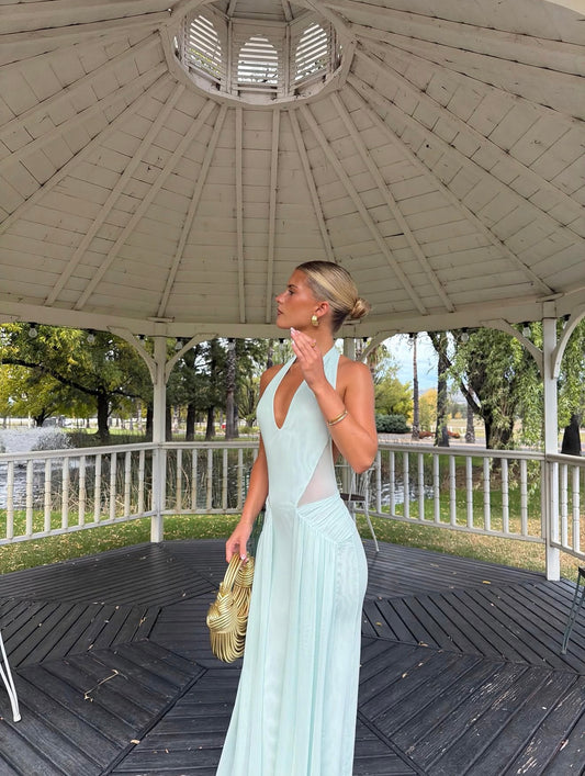 Bec + Bridge Juniper Halter Maxi in Spearmint