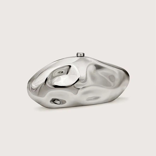 Valencia Clutch Bag | Chrome