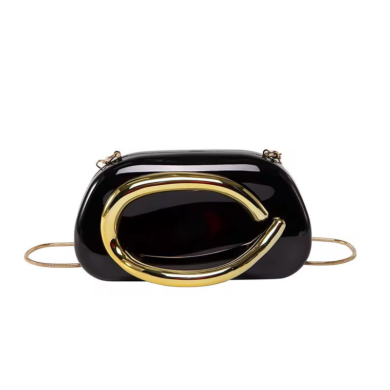 Solace Clutch Bag | Black