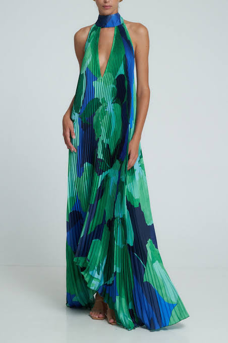 Lidee Opera Gown Capri Green