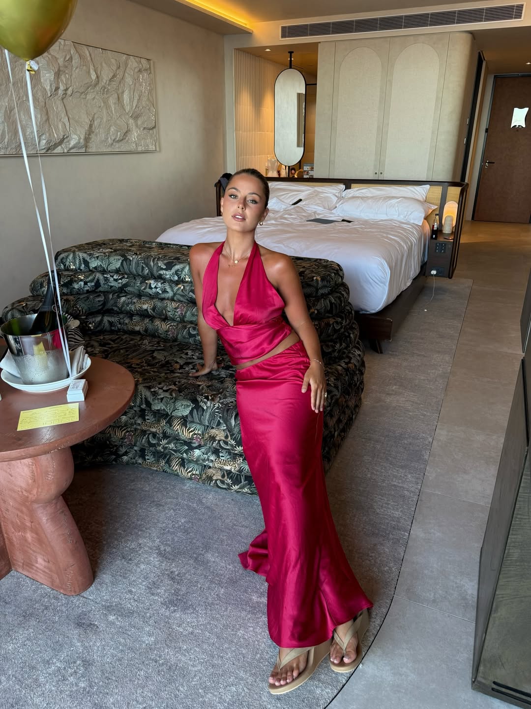 Kookai Palermo Set Crimson