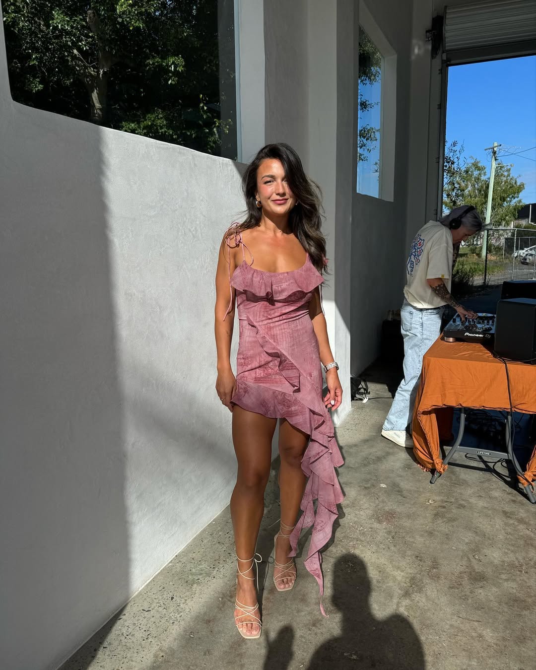 House of CB Lyrah Ruffle Mini Dress