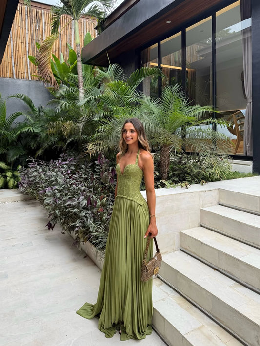 Fenity Gaia Dress Green