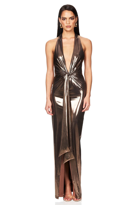 Nookie Chroma Gown Rose Gold