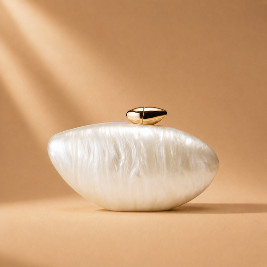 Amalfi Clutch Pearl
