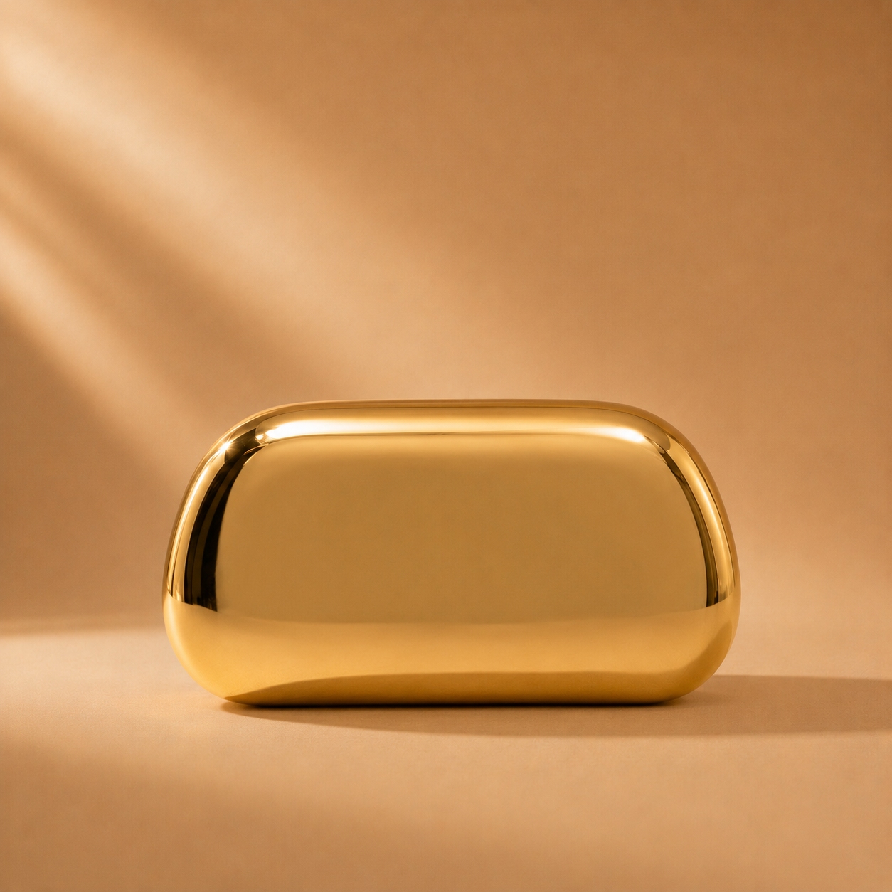 Solace Clutch Gold