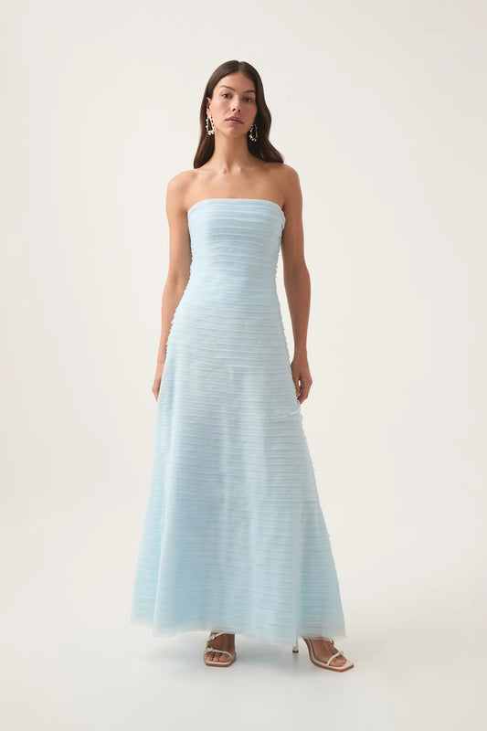 Aje Soundscape Maxi Dress Sea Breeze