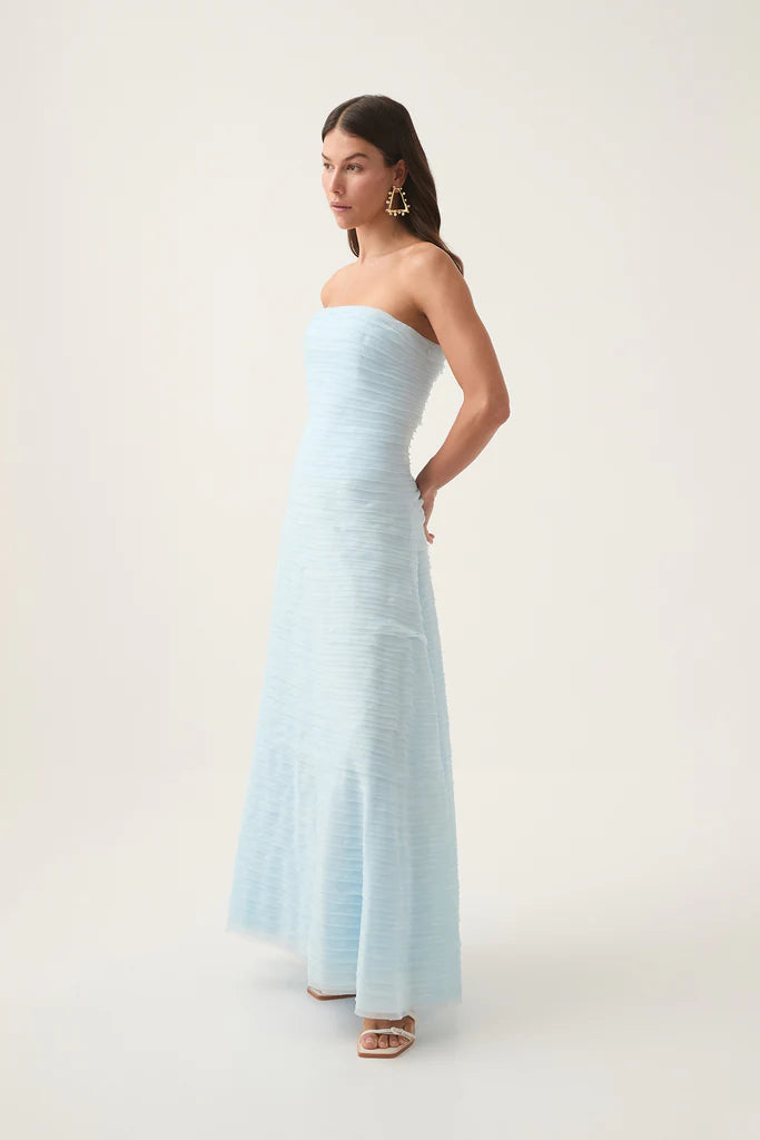 Aje Soundscape Maxi Dress Sea Breeze