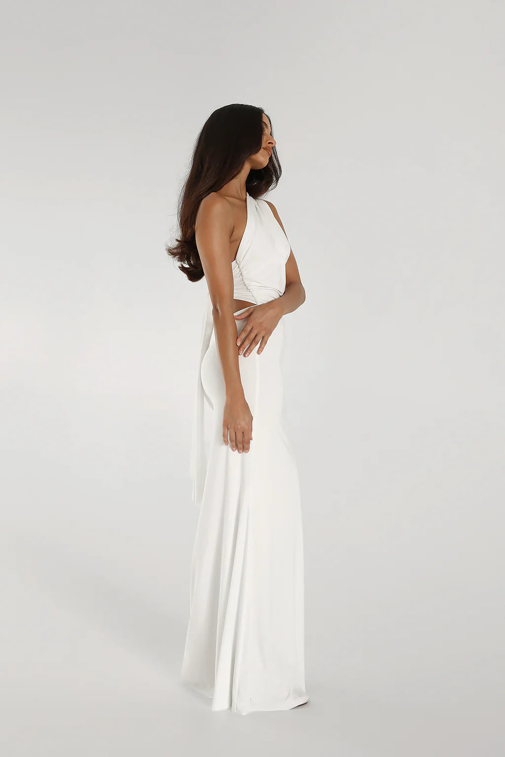 Natalie Rolt Fabienne Gown White