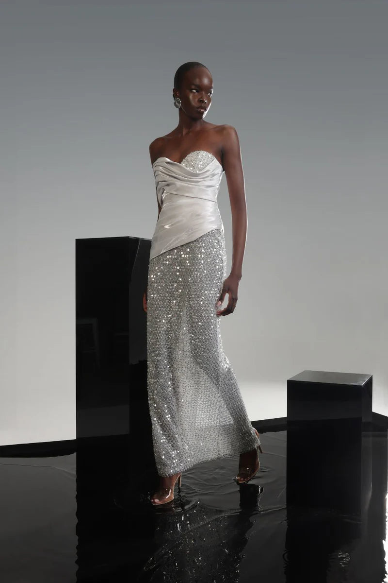 Eliya The Label Gia Gown Silver