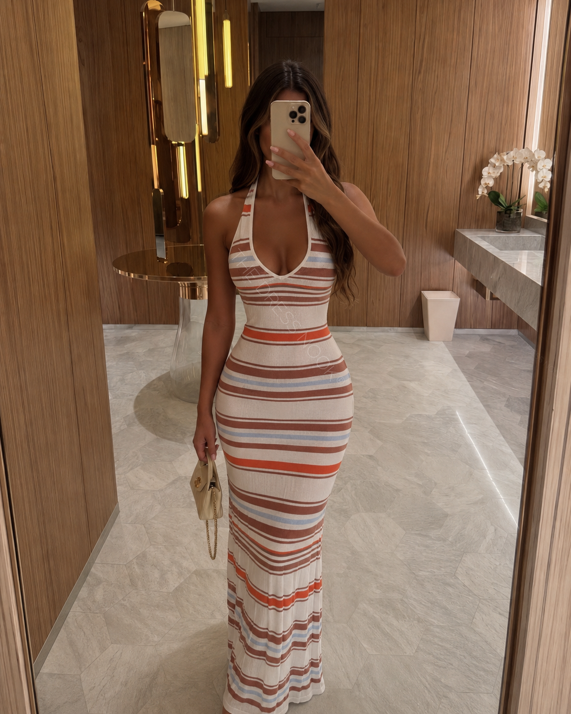 Kookai Skye Stripe Maxi