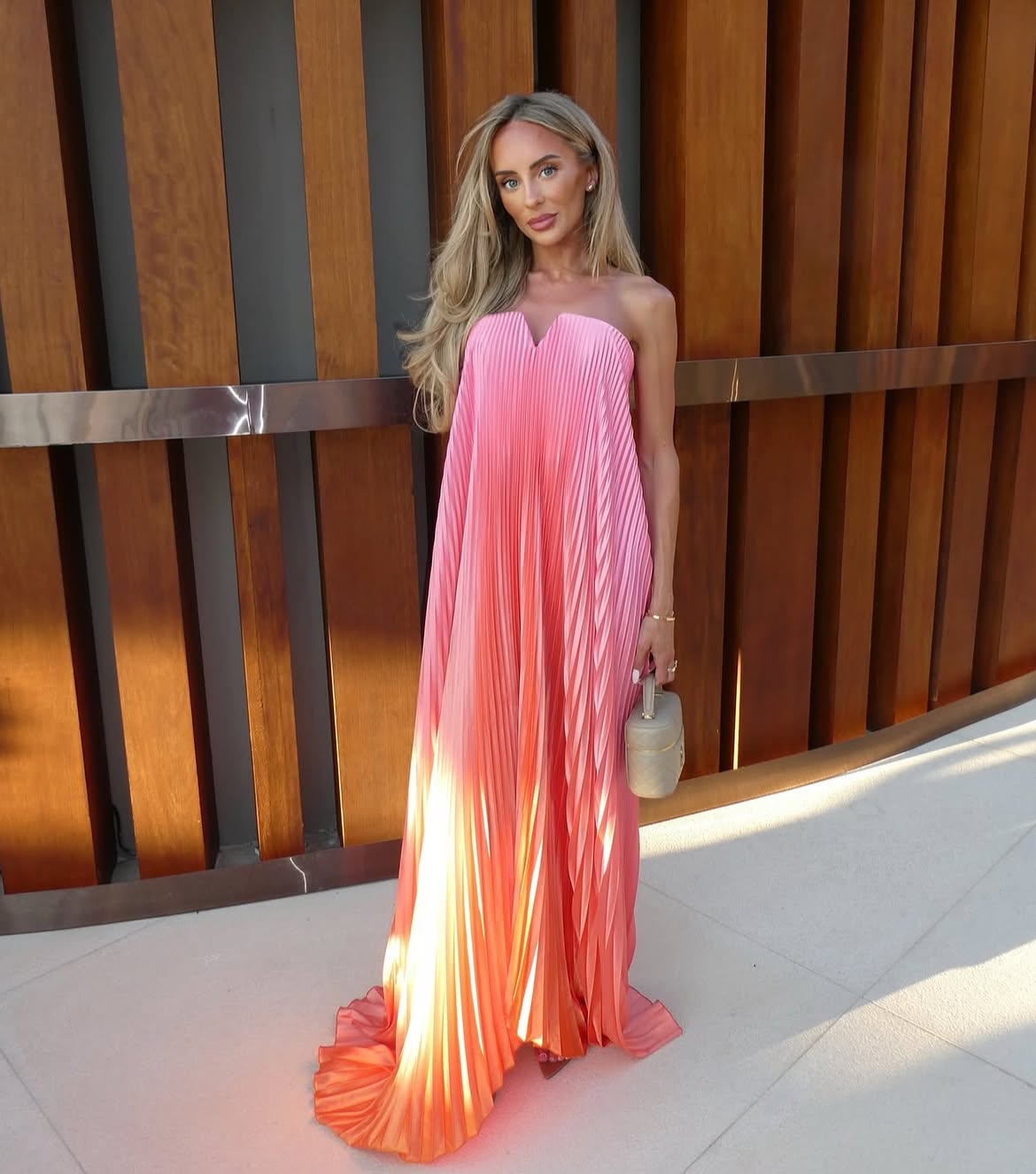 L'IDÉE Black Tie Gown Sunset Ombre