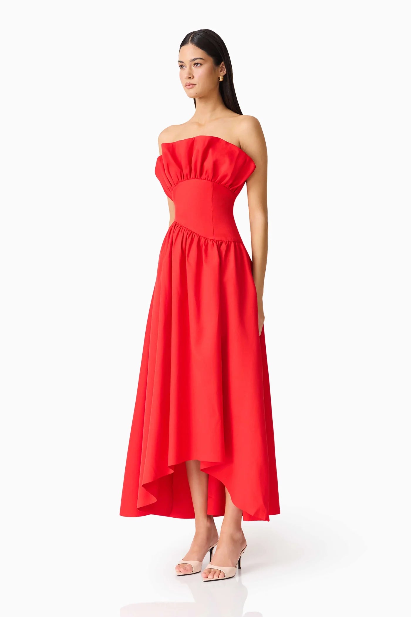 Elliatt Laurel Sleeveless Maxi Dress in Red