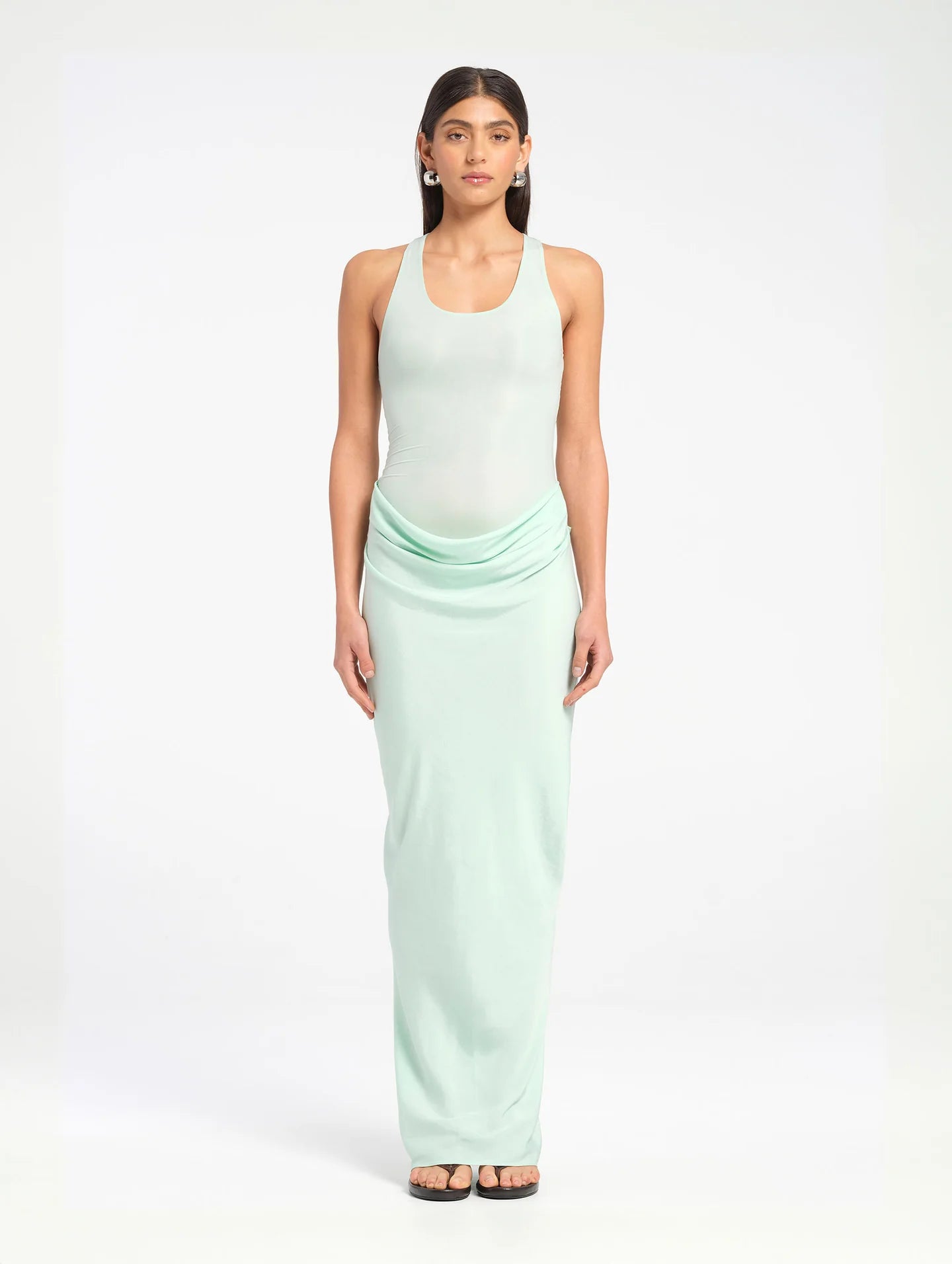 BENNI Jade Maxi Dress in Bleached Aqua